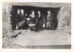 Bud Moncus' Girls sitting in James Logan's Fireplace from the old homeplace.